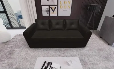 Canapea Extensibila Lacrima Mini, Maro inchis