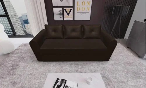 Canapea Extensibila Lacrima Mini, Maro castaniu
