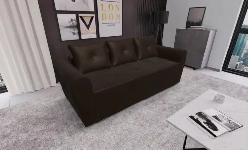 Canapea Extensibila Lacrima Mini, Maro castaniu