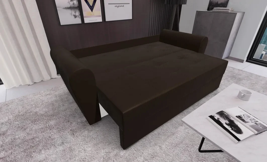 Canapea Extensibila Lacrima Mini, Maro castaniu 3