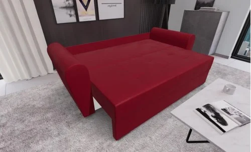 Canapea Extensibila Lacrima Mini, Rosu