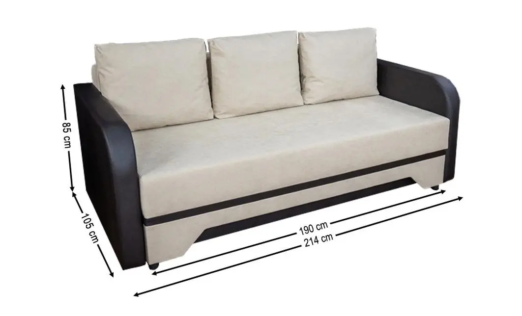 Canapea Extensibilă Corina Bonell Max, Bej deschis 2