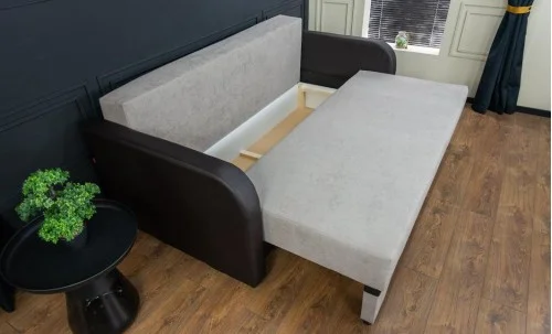 Canapea Extensibilă Corina Memory Mini, Bej inchis