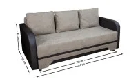 Canapea Extensibilă Corina Memory Max, Maro deschis 1