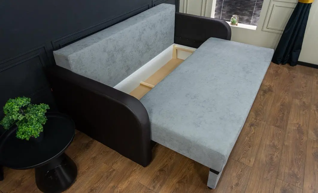 Canapea Extensibilă Corina Memory Max, Gri albastrui 7