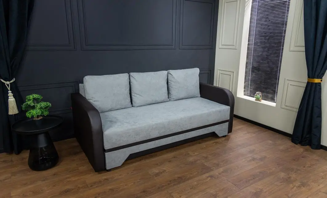 Canapea Extensibilă Corina Memory Max, Gri albastrui
