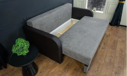 Canapea Extensibilă Corina Memory Mini, Gri inchis