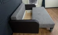Canapea Extensibilă Corina Memory Mini, Gri inchis