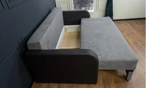 Canapea Extensibilă Corina Memory Mini, Gri inchis