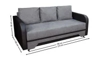 Canapea Extensibilă Corina Bonell Max, Gri inchis