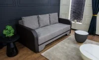Canapea Extensibilă Corina Memory Mini, Gri inchis 3