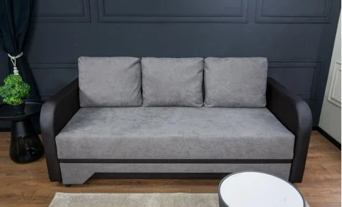 Canapea Extensibilă Corina Memory Mini, Gri inchis