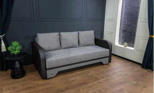 Canapea Extensibilă Corina Memory Mini, Gri inchis