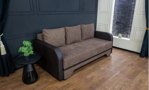 Canapea Extensibilă Corina Memory Mini, Maro