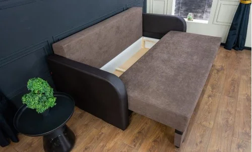 Canapea Extensibilă Corina Memory Mini, Maro