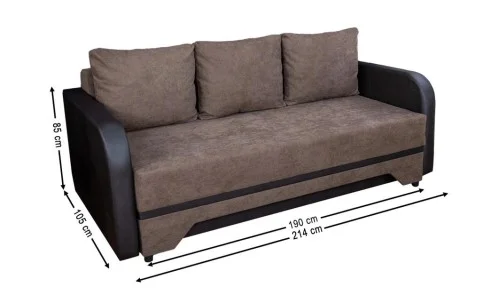 Canapea Extensibilă Corina Memory Max, Maro