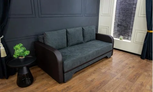 Canapea Extensibilă Corina Memory Mini, Gri închis