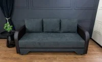 Canapea Extensibilă Corina Memory Mini, Gri închis 4