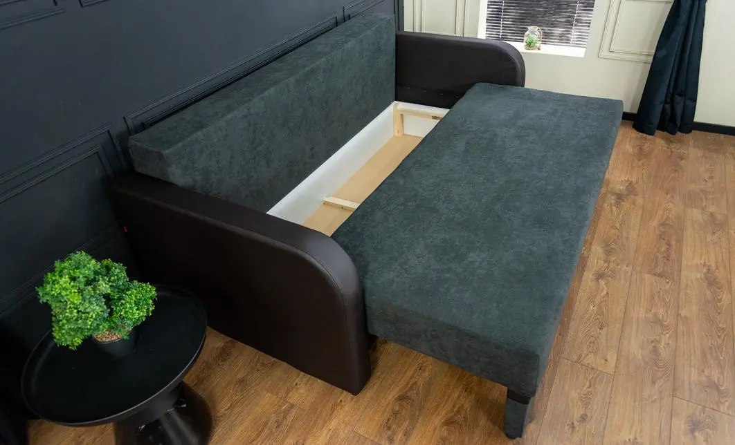 Canapea Extensibilă Corina Memory Mini, Gri închis 6