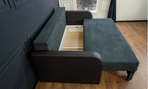 Canapea Extensibilă Corina Memory Mini, Gri închis