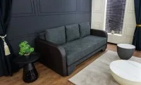 Canapea Extensibilă Corina Memory Mini, Gri închis