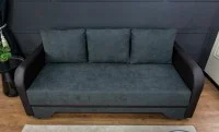 Canapea Extensibilă Corina Memory Mini, Gri închis