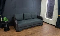 Canapea Extensibilă Corina Memory Mini, Gri închis