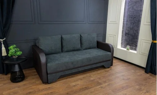 Canapea Extensibilă Corina Memory Mini, Gri închis