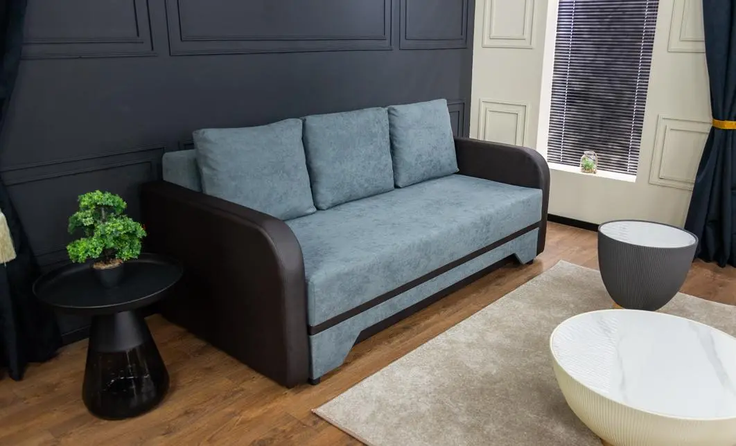 Canapea Extensibilă Corina Memory Max, Gri antracit