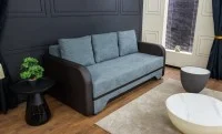 Canapea Extensibilă Corina Memory Max, Gri antracit