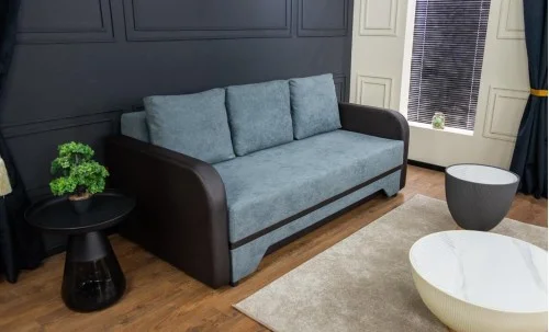 Canapea Extensibilă Corina Memory Max, Gri antracit