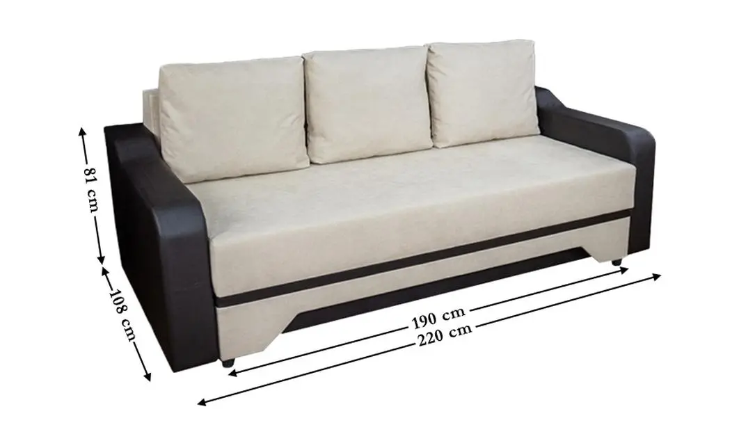 Canapea Extensibilă Royal Memory Max, Bej deschis 2