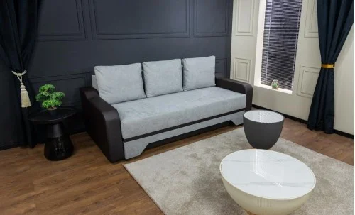 Canapea Extensibilă Royal Bonell Mini, Gri albastrui