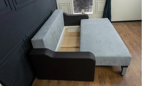 Canapea Extensibilă Royal Bonell Mini, Gri albastrui