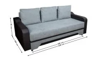 Canapea Extensibilă Royal Memory Max, Gri albastrui 2