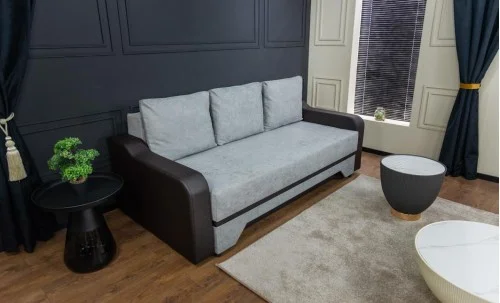 Canapea Extensibilă Royal Bonell Mini, Gri albastrui