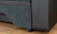 Canapea Extensibilă Royal Bonell Mini, Gri antracit