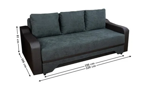 Canapea Extensibilă Royal Memory Max, Gri antracit