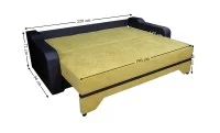 Canapea Extensibilă Royal Bonell Mini, Muștar 6