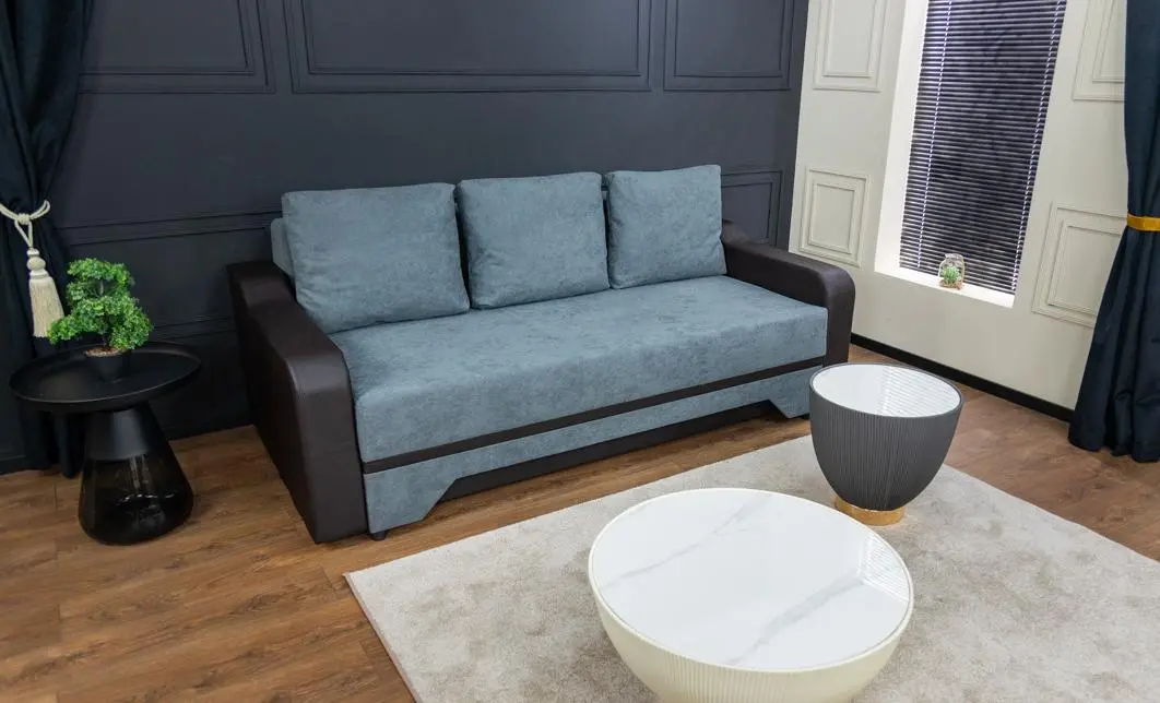 Canapea Extensibilă Royal Memory Mini, Gri antracit 3