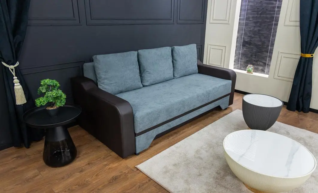 Canapea Extensibilă Royal Memory Mini, Gri antracit 4