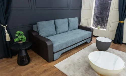 Canapea Extensibilă Royal Memory Mini, Gri antracit