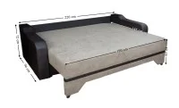 Canapea Extensibilă Royal Memory Mini, Crem 6