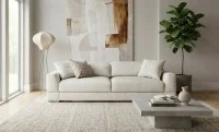 Canapea Extensibilă Salia C3 Dreapta, Gri deschis