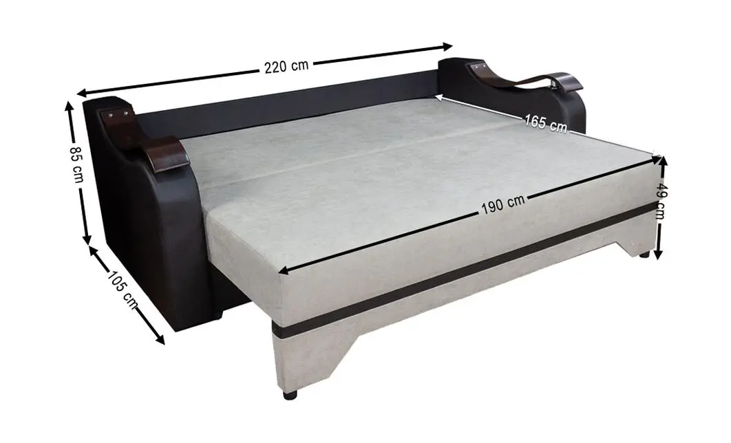 Canapea Extensibilă Sally Memory Max, Bej 5