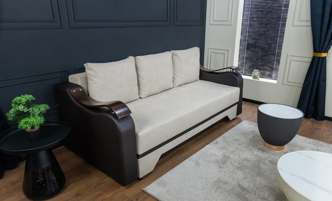 Canapea Extensibilă Sally Bonell Mini, Bej 2