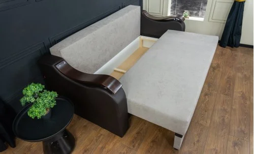 Canapea Extensibilă Sally Memory Mini, Bej închis