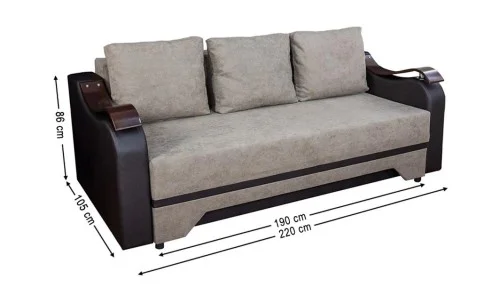 Canapea Extensibilă Sally Bonell Max, Gri
