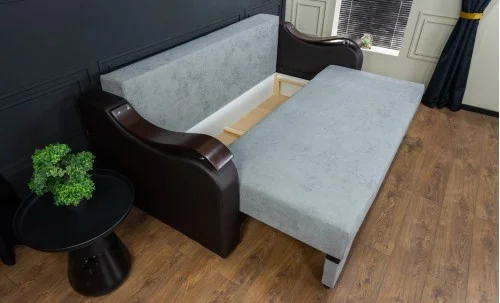 Canapea Extensibilă Sally Memory Mini, Gri albastrui