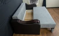 Canapea Extensibilă Sally Memory Mini, Gri albastrui 8